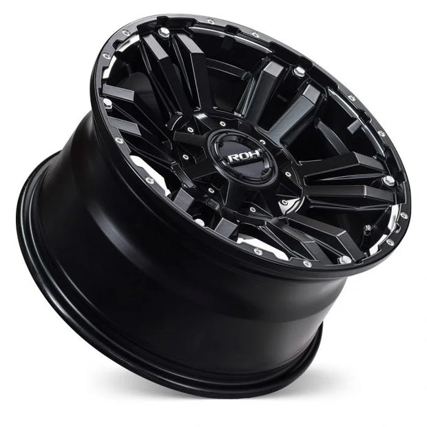 ROH Vapour 4x4 Wheels – Matt Black Twin 6-Spoke Rims (16”, 17”, 18”)