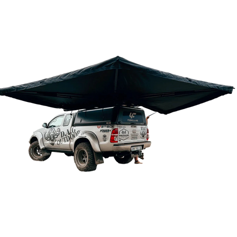 D.A.G XL 2.5M 270° Buffalo Wing Awning – Heavy Duty Vehicle Awning