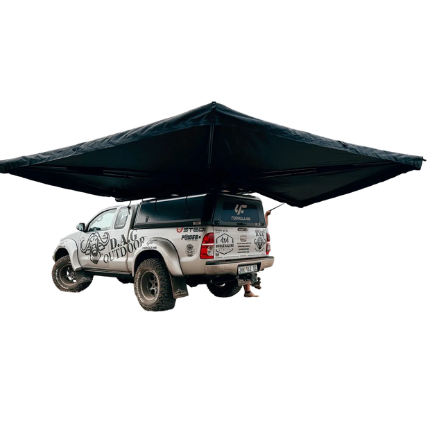 D.A.G XL 2.5M 270° Buffalo Wing Awning – Heavy Duty Vehicle Awning
