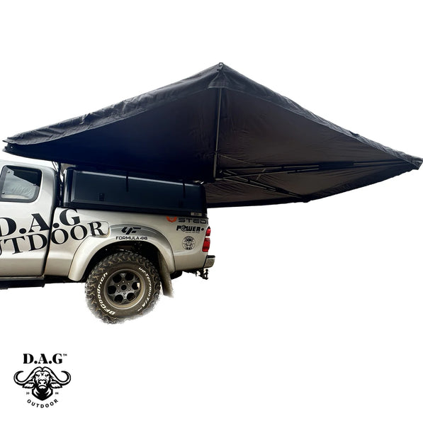 D.A.G XL 2.5M 270° Buffalo Wing Awning – Heavy Duty Vehicle Awning