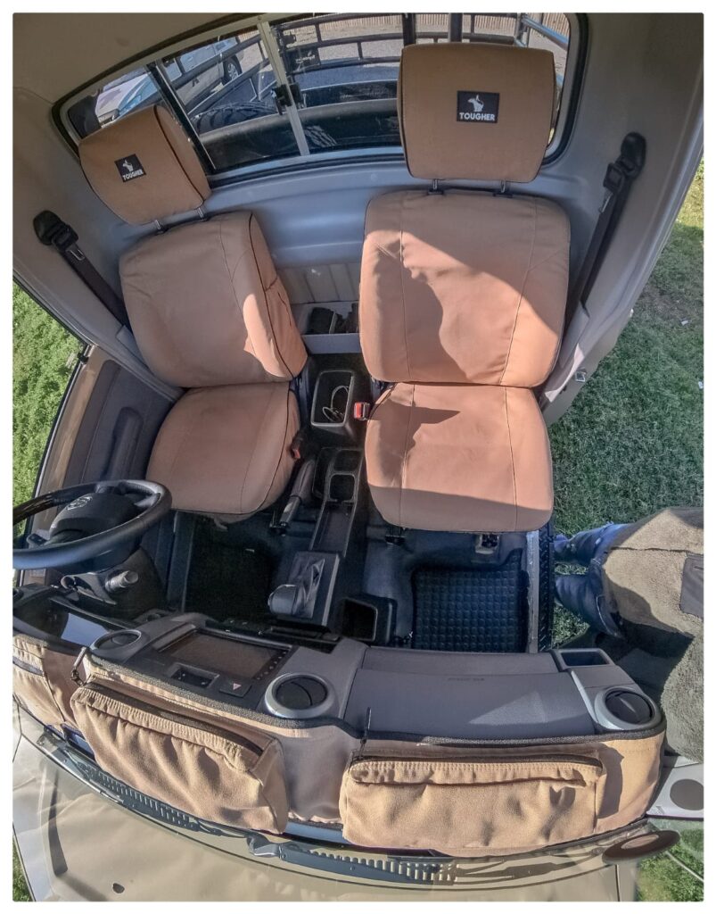 Toyota LandCruiser 79 Series Tougher Canvas Seat Covers – Single & Double Cab Heavy Duty Protection (2009+)