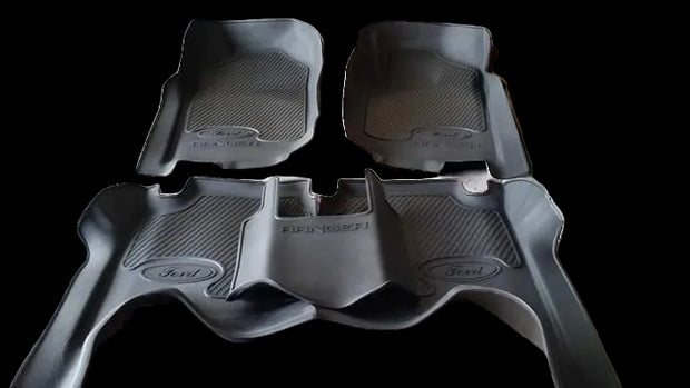 Next Gen Ford Ranger Rubber Floor Mats (2023+) – Heavy Duty Full Set