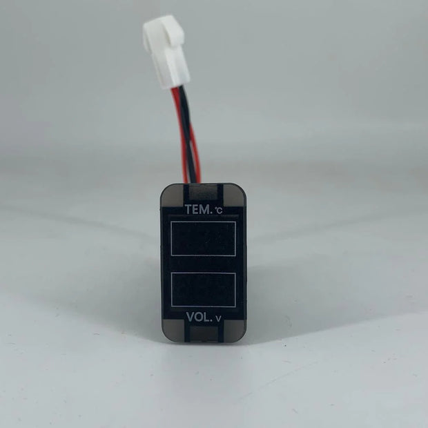 Toyota 40x20mm Voltmeter & Temperature Meter – Vigo (Pre‑2015) | Red & Blue LED