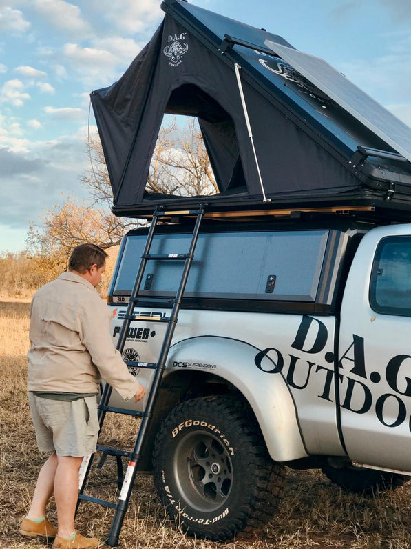 D.A.G Aluminium Roof Top Tent – Hard Shell Overlanding Tent with Mattress