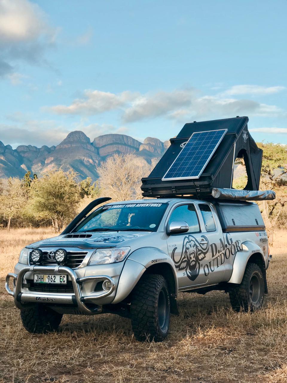 D.A.G Aluminium Roof Top Tent – Hard Shell Overlanding Tent with Mattress