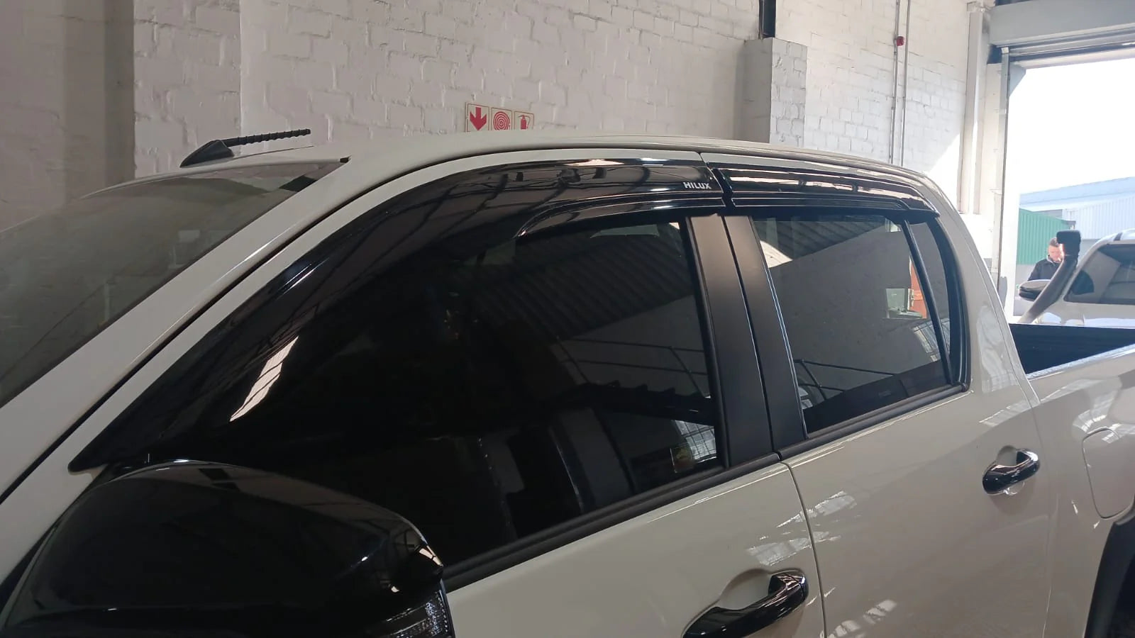 Toyota Hilux GD6 Weather Guards (2016–2025) – Slim & Moulded Wind Deflectors (All Cab Types)