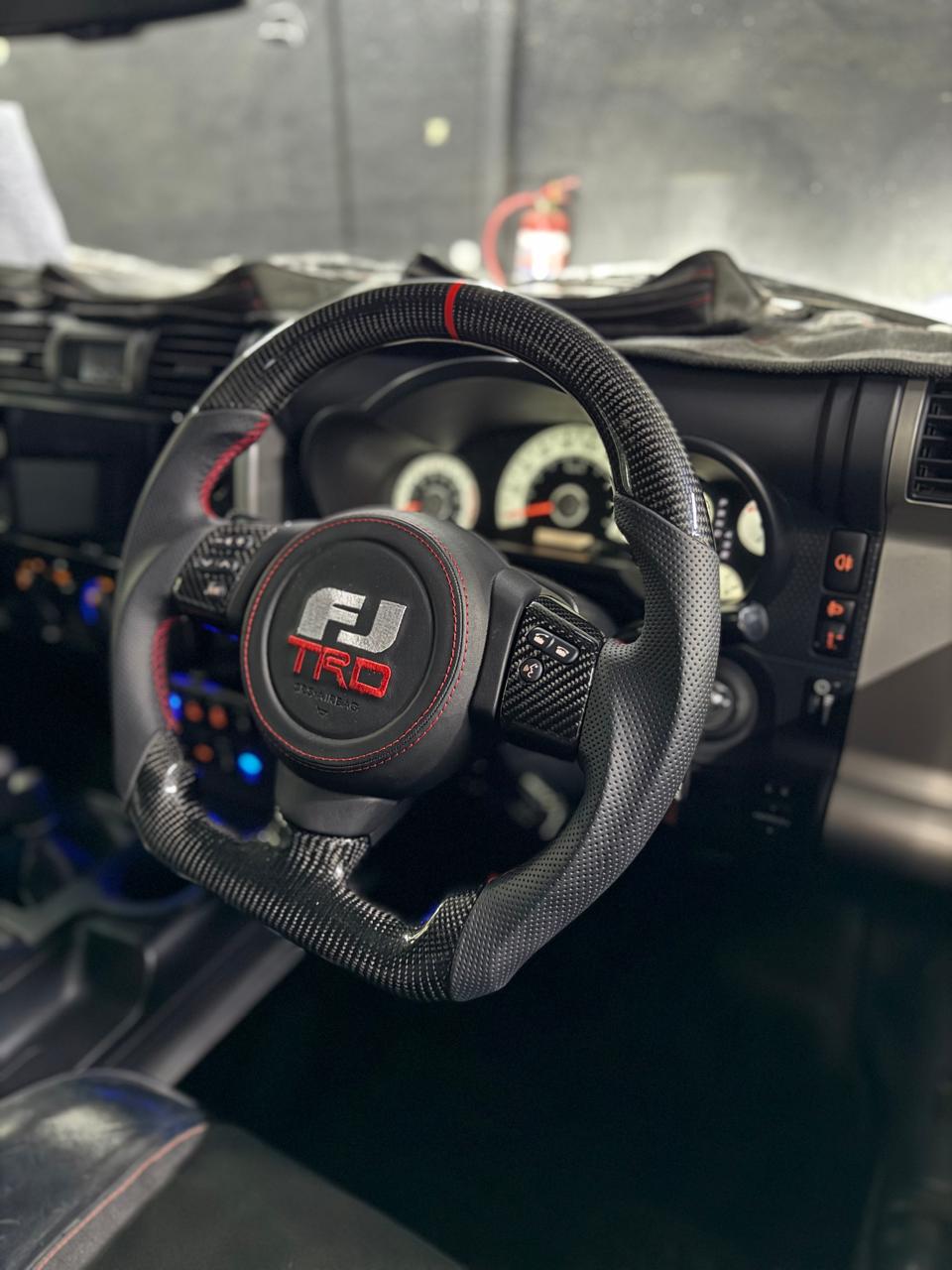 Toyota FJ Cruiser TRD Full Genuine Carbon Sport Grip Steering Wheel – Slipring Included