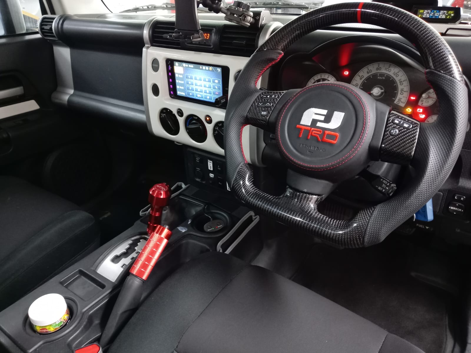 Toyota FJ Cruiser TRD Full Genuine Carbon Sport Grip Steering Wheel – Slipring Included