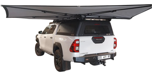 ABTQ 270° Free Standing Awning – 2.2m | 304 Stainless Frame (18–19kg)