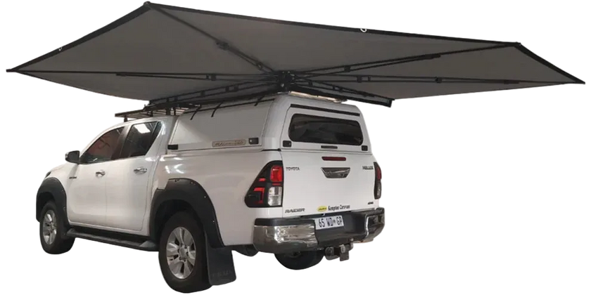 ABTQ 270° Free Standing Awning – 2.2m | 304 Stainless Frame (18–19kg)