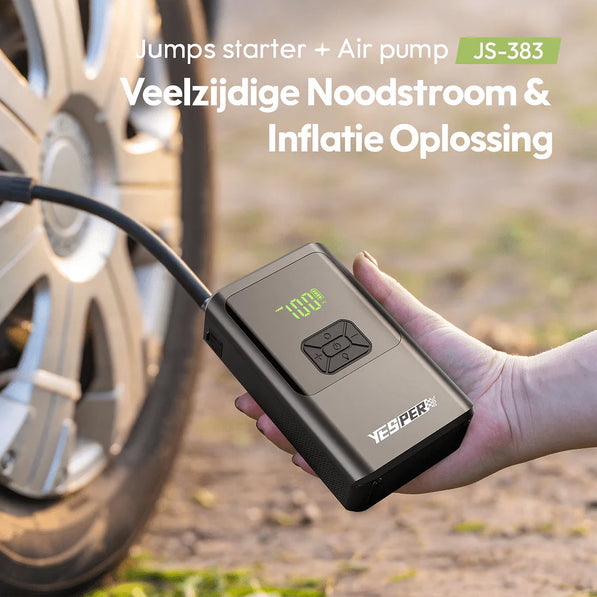 Yesper Almighty M2 Pro Jump Starter – 1500A Power Bank with Air Compressor (150 PSI)