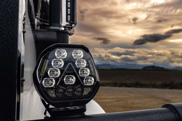 Hella Antares 9” LED Driving Lights Combo Set | High-Performance Spotlights with DRL