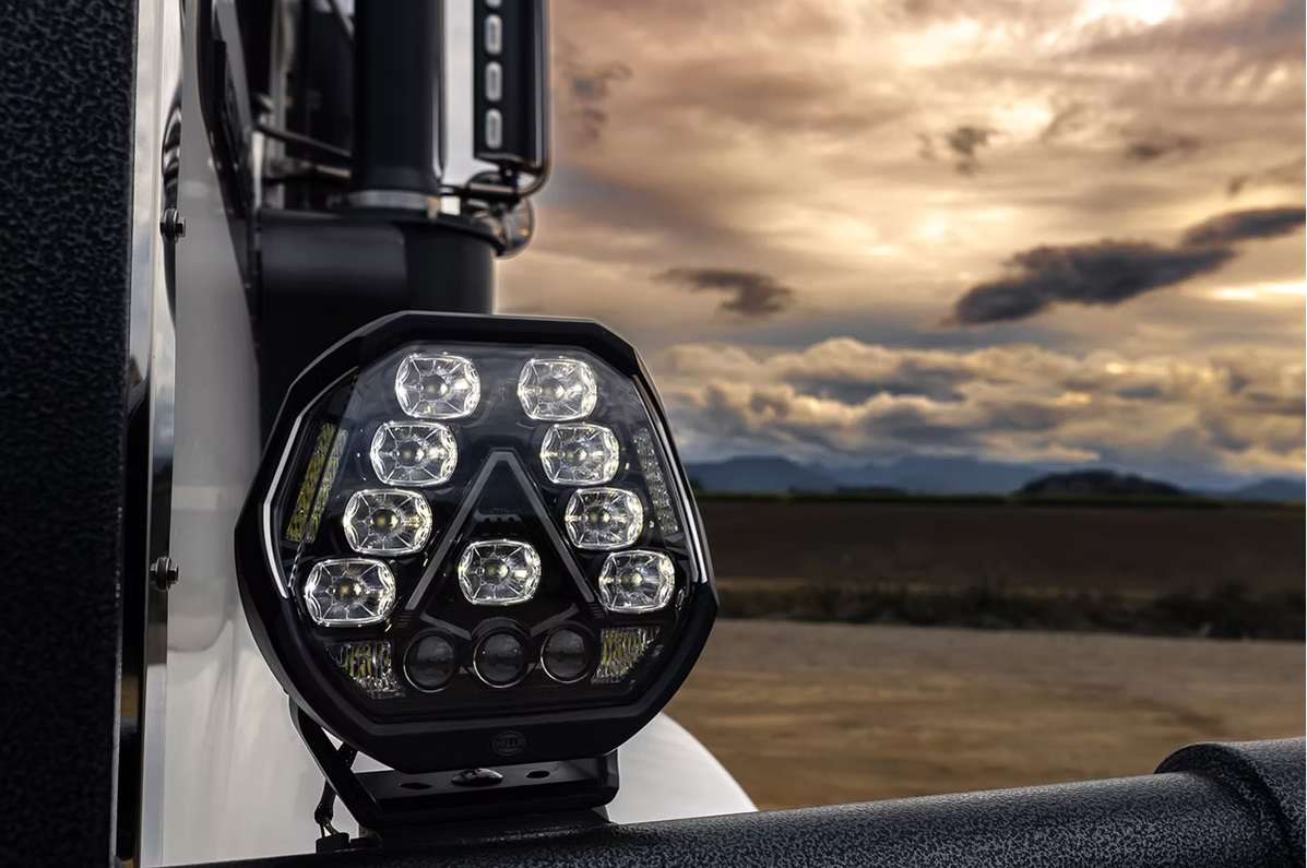 Hella Antares 9” LED Driving Lights Combo Set | High-Performance Spotlights with DRL