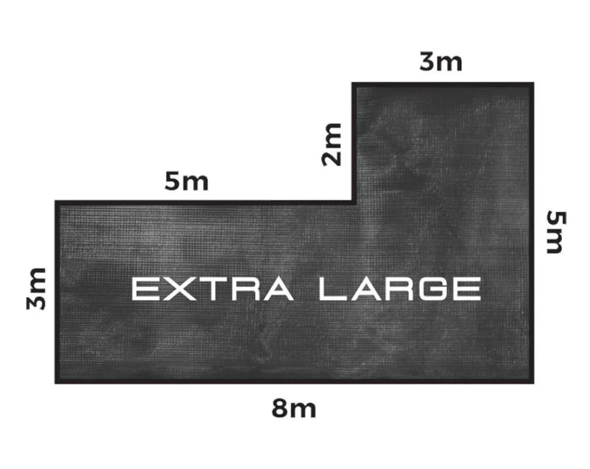 CGear Multimat L-Shape X-Large | Sand-Free Camping Mat (8m x 5m)
