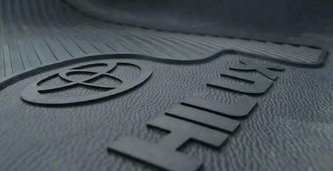 Toyota Hilux D4D Rubber Floor Mats (2005–2015) – Heavy Duty Moulded Set