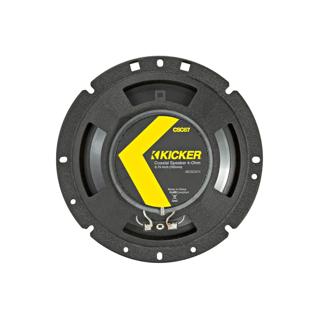 Kicker 46CSC674 6.75” CS Series 2-Way Coaxial Speakers (Pair)