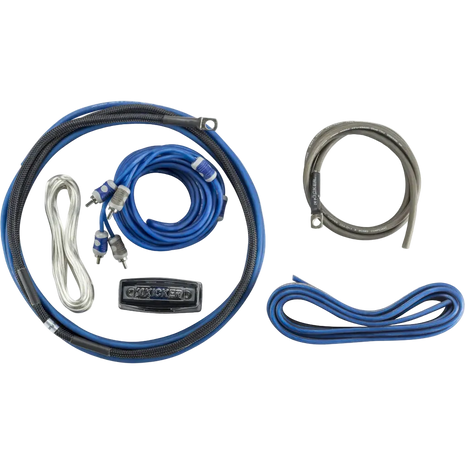 Kicker 46CK8 8AWG Amplifier Wiring Kit – 60A Fuse (Complete Amp Kit)