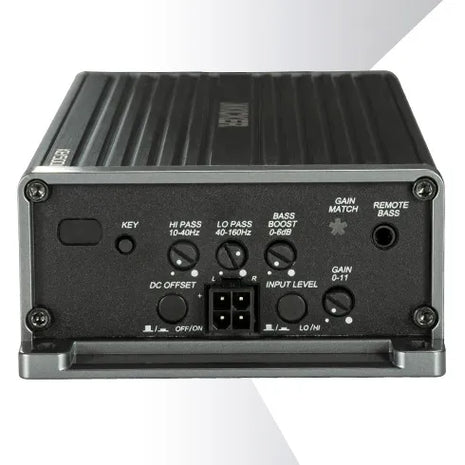 Kicker 47KEY5001 Mono Smart Amplifier with DSP (500W Subwoofer Amp)