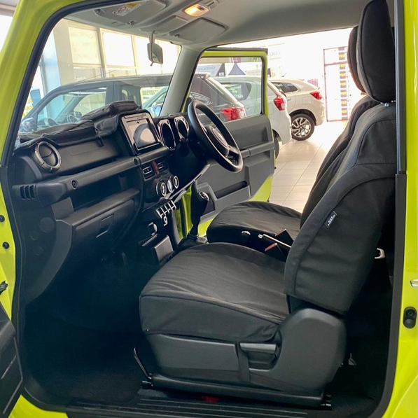 Suzuki Jimny Tougher Canvas Seat Covers 2018+ (Gen4 3 & 5 Door) – Heavy Duty Polycotton Interior Protection