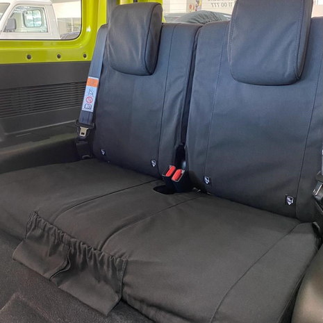 Suzuki Jimny Tougher Canvas Seat Covers 2018+ (Gen4 3 & 5 Door) – Heavy Duty Polycotton Interior Protection