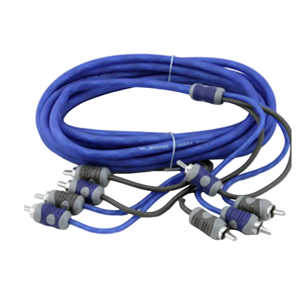 Kicker 46KI44 4-Channel RCA Interconnect Cable – 4m (13ft)