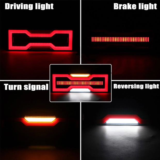 Clear/Smoked LED Tail Lights – Toyota Land Cruiser 70 Series (Full Set | Plug & Play)