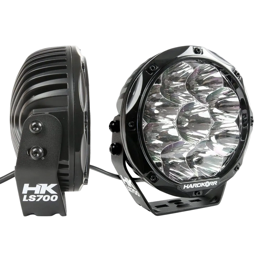 Hardkorr Lifestyle LED Driving Lights – 7” & 8.5” Budget 4x4 Spotlights (Pair)