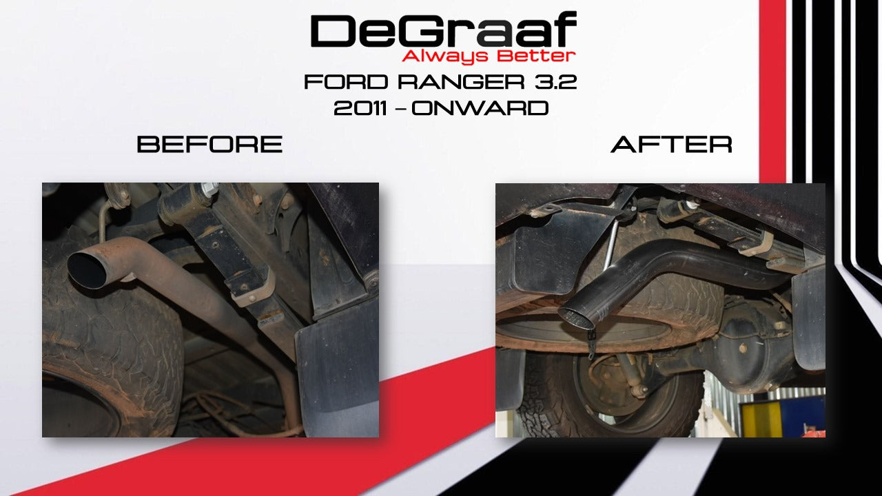 DeGraaf Performance Exhaust – Ford Ranger/Raptor/Everest (Model Specific Fitment)