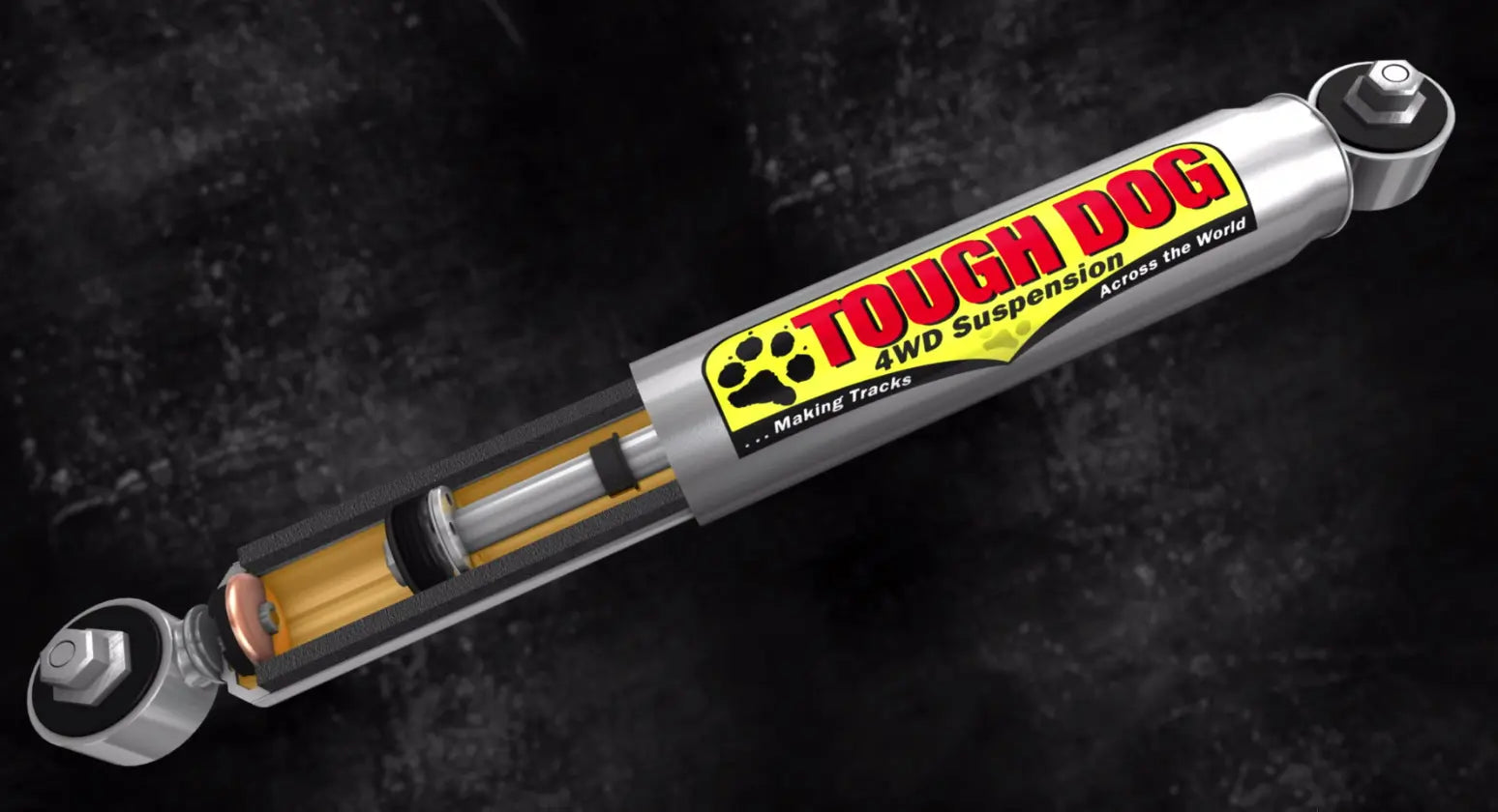 Tough Dog Suspension Shocks – TD-R Pro, Foam Cell, Adjustable & Nitro Gas Range