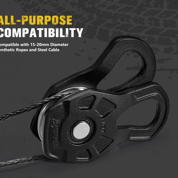 Bunker Indust 10 Ton Snatch Block – Heavy Duty Recovery Pulley