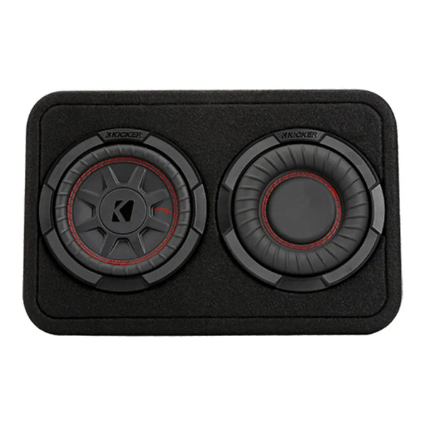 Kicker 48TCWRT672 6.75” Compact Sealed Subwoofer Enclosure (2-Ohm)