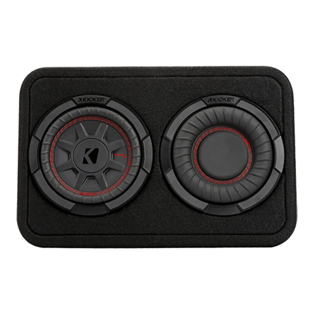 Kicker 48TCWRT672 6.75” Compact Sealed Subwoofer Enclosure (2-Ohm)