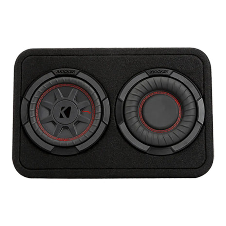 Kicker 48TCWRT672 6.75” Compact Sealed Subwoofer Enclosure (2-Ohm)