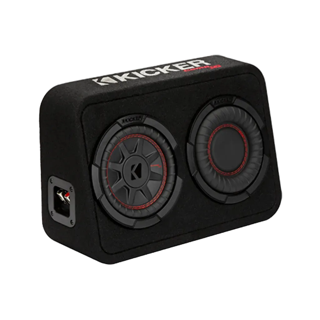 Kicker 48TCWRT672 6.75” Compact Sealed Subwoofer Enclosure (2-Ohm)