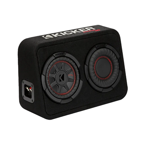 Kicker 48TCWRT672 6.75” Compact Sealed Subwoofer Enclosure (2-Ohm)