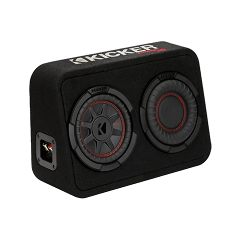 Kicker 48TCWRT672 6.75” Compact Sealed Subwoofer Enclosure (2-Ohm)