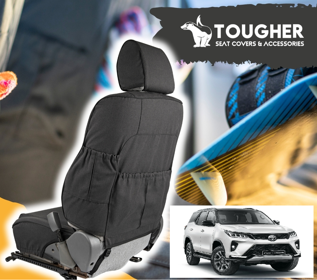 Toyota Fortuner GD6 Seat Covers (2016+) – Tougher Waterproof Polycotton Canvas Interior Protection