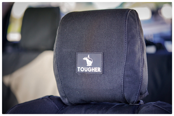 Ford Ranger Tougher Canvas Seat Covers – Single & Double Cab (T6, T7 & Next Gen) with Centre Console Cover