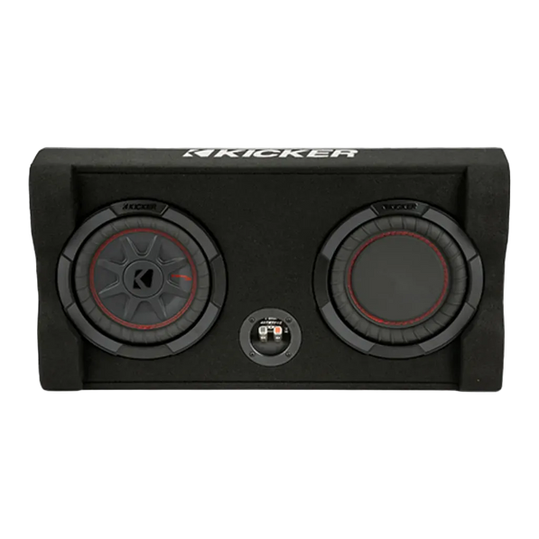 Kicker 48TRTP82 8” Down-Firing Loaded Subwoofer Enclosure (2-Ohm Bass System)