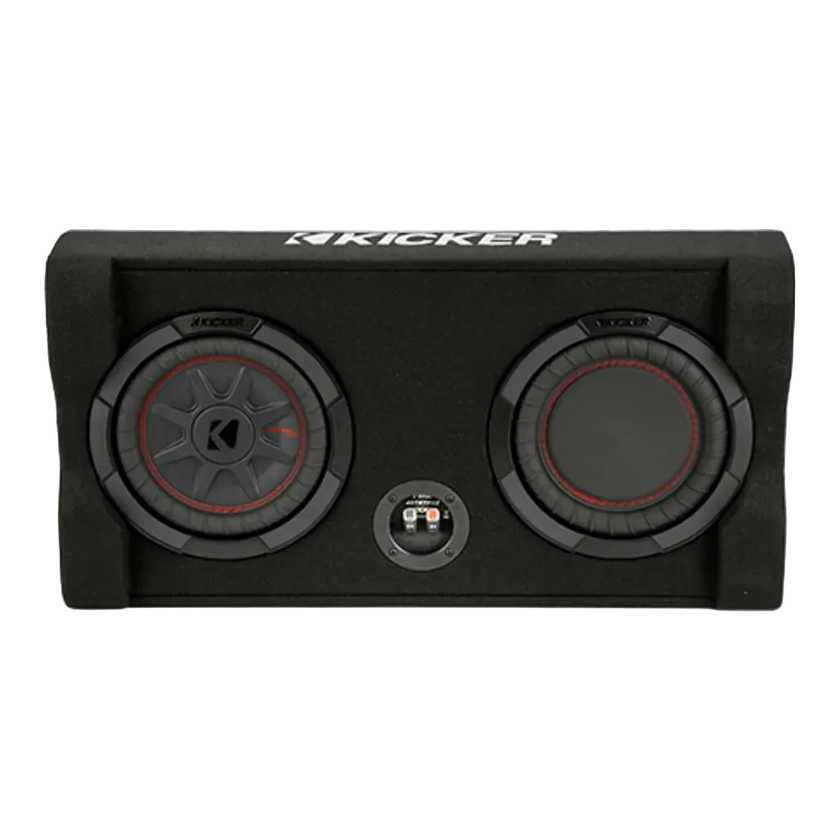 Kicker 48TRTP82 8” Down-Firing Loaded Subwoofer Enclosure (2-Ohm Bass System)