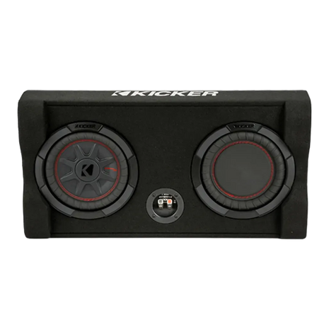 Kicker 48TRTP82 8” Down-Firing Loaded Subwoofer Enclosure (2-Ohm Bass System)