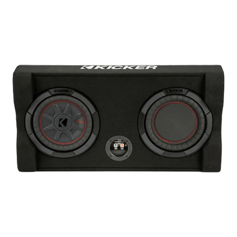 Kicker 48TRTP82 8” Down-Firing Loaded Subwoofer Enclosure (2-Ohm Bass System)