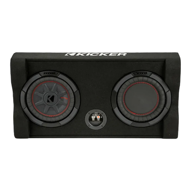 Kicker 48TRTP82 8” Down-Firing Loaded Subwoofer Enclosure (2-Ohm Bass System)