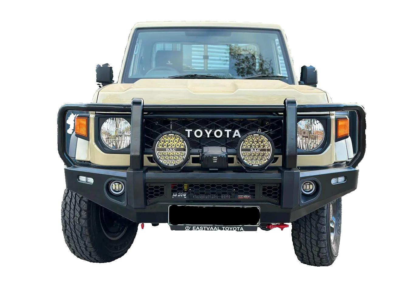 D.A.G Front Steel Bumper – Toyota Land Cruiser 79 Series – 2024+