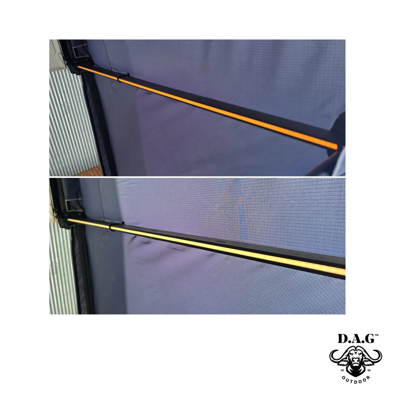 D.A.G 180° Vehicle Awning – 2.5m Waterproof Side Awning