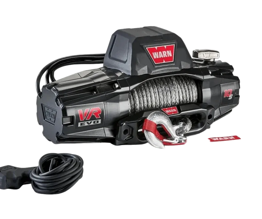 WARN VR EVO 10-S 10,000lb Synthetic Rope Winch | High-Performance Recovery System