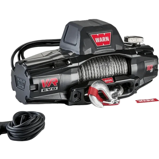 WARN VR EVO 10-S 10,000lb Synthetic Rope Winch | High-Performance Recovery System