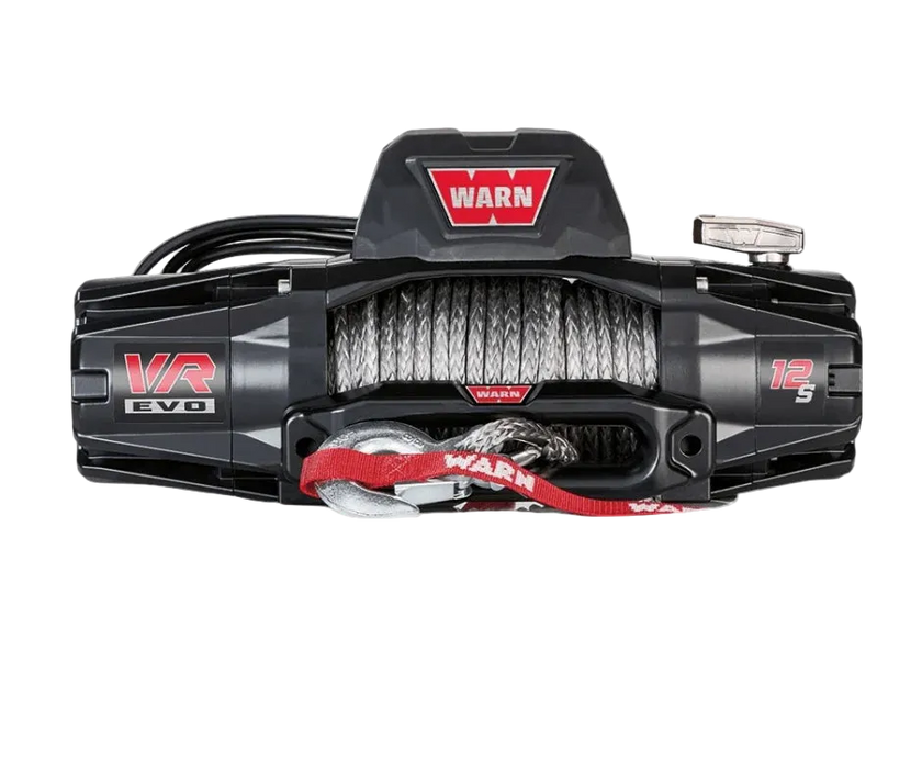 WARN VR EVO 12-S 12,000lb Synthetic Rope Winch | Heavy-Duty Recovery System