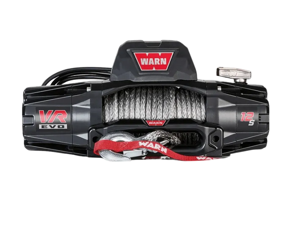 WARN VR EVO 12-S 12,000lb Synthetic Rope Winch | Heavy-Duty Recovery System