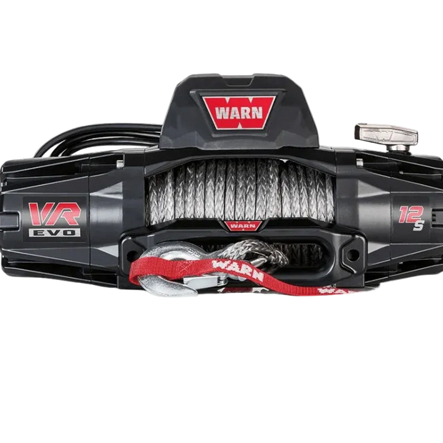 WARN VR EVO 12-S 12,000lb Synthetic Rope Winch | Heavy-Duty Recovery System